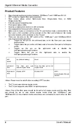 Предварительный просмотр 6 страницы DirekTronik 1000Base-SX/LX User Manual