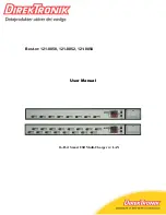 Предварительный просмотр 1 страницы DirekTronik 121-8050 User Manual