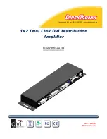 Предварительный просмотр 1 страницы DirekTronik 1x2 Dual Link DVI Distribution Amplifier User Manual