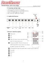 Предварительный просмотр 6 страницы DirekTronik 20102284 Operation Manual