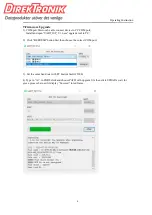 Предварительный просмотр 8 страницы DirekTronik 20102284 Operation Manual