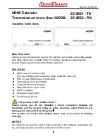 DirekTronik 25-0561 Operating Instructions Manual preview