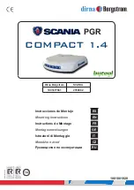 dirna Bergstrom Bycool Scania Compact 1.4 PGR Mounting Instructions preview