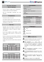 Предварительный просмотр 2 страницы dirna Bergstrom bycool SPLIT OFF ROAD Mounting Instructions