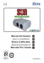 Dirna ecodirna SUN User Handbook Manual preview