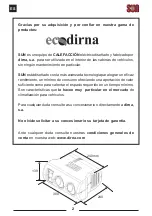 Preview for 2 page of Dirna ecodirna SUN User Handbook Manual