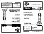 Preview for 1 page of Dirt Devil 1-113225-000 Owner'S Manual