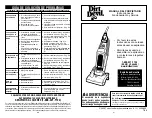 Preview for 13 page of Dirt Devil 1-113354-000 Owner'S Manual