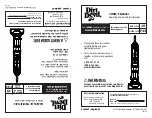 Dirt Devil 960-009-627 Owner'S Manual preview