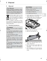 Preview for 15 page of Dirt Devil Akku Blitz Operating Manual