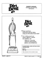 Preview for 1 page of Dirt Devil All Surface Swivel Glide Owner'S Manual