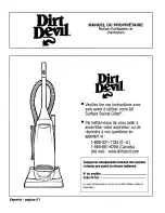 Preview for 20 page of Dirt Devil All Surface Swivel Glide Owner'S Manual