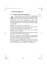 Preview for 7 page of Dirt Devil aqua clean DD301 Operating Manual