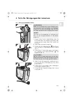 Preview for 17 page of Dirt Devil aqua clean DD301 Operating Manual