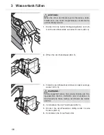 Предварительный просмотр 16 страницы Dirt Devil Aqua Clean DD302 Operating Manual