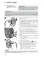 Предварительный просмотр 20 страницы Dirt Devil Aqua Clean DD302 Operating Manual