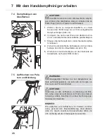 Предварительный просмотр 26 страницы Dirt Devil Aqua Clean DD302 Operating Manual