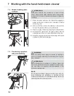 Предварительный просмотр 54 страницы Dirt Devil Aqua Clean DD302 Operating Manual