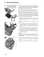 Предварительный просмотр 58 страницы Dirt Devil Aqua Clean DD302 Operating Manual