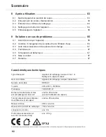 Предварительный просмотр 62 страницы Dirt Devil Aqua Clean DD302 Operating Manual