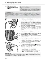 Предварительный просмотр 76 страницы Dirt Devil Aqua Clean DD302 Operating Manual