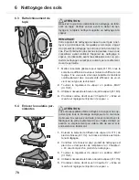 Предварительный просмотр 78 страницы Dirt Devil Aqua Clean DD302 Operating Manual