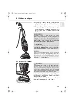 Предварительный просмотр 21 страницы Dirt Devil AQUAclean DD302 Operating Manual