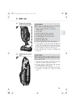 Предварительный просмотр 55 страницы Dirt Devil AQUAclean DD302 Operating Manual