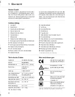 Preview for 4 page of Dirt Devil AquaClean M317-0 Operating Manual