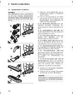 Preview for 12 page of Dirt Devil AquaClean M317-0 Operating Manual