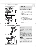 Preview for 19 page of Dirt Devil AquaClean M317-0 Operating Manual