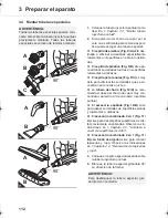 Предварительный просмотр 112 страницы Dirt Devil AquaClean M317 Operating Manual