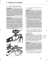 Предварительный просмотр 113 страницы Dirt Devil AquaClean M317 Operating Manual