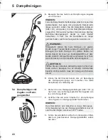 Preview for 22 page of Dirt Devil AquaClean M318 Operating Manual