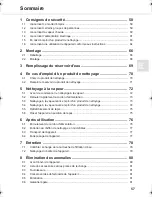 Preview for 57 page of Dirt Devil AquaClean M318 Operating Manual