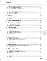 Preview for 109 page of Dirt Devil AquaClean M318 Operating Manual