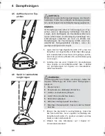 Preview for 20 page of Dirt Devil AquaClean Operating Manual