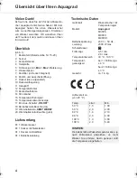 Preview for 4 page of Dirt Devil Aquagrad M3005 Operating Manual