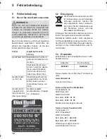 Preview for 12 page of Dirt Devil Aquagrad M3005 Operating Manual