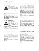 Preview for 16 page of Dirt Devil Aquagrad M3005 Operating Manual