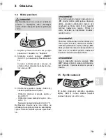 Предварительный просмотр 79 страницы Dirt Devil Aquagrad Operating Manual