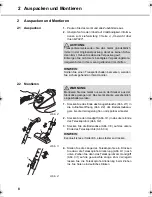 Preview for 8 page of Dirt Devil Bagline M7020 Operating Manual