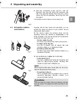 Preview for 25 page of Dirt Devil Bagline M7020 Operating Manual