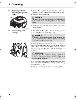 Preview for 28 page of Dirt Devil Bagline M7020 Operating Manual