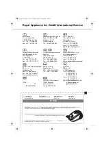 Preview for 34 page of Dirt Devil Bagline M7050 Operating Manual