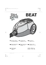 Dirt Devil BEAT 1 Operating Manual preview