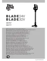 Preview for 1 page of Dirt Devil BLADE 24V Instruction Manual