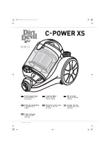 Dirt Devil C-POWER XS Operating Manual preview