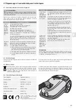 Preview for 21 page of Dirt Devil CAPOERA Operating Manual