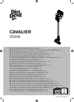 Preview for 1 page of Dirt Devil Cavalier DD698 Instruction Manual